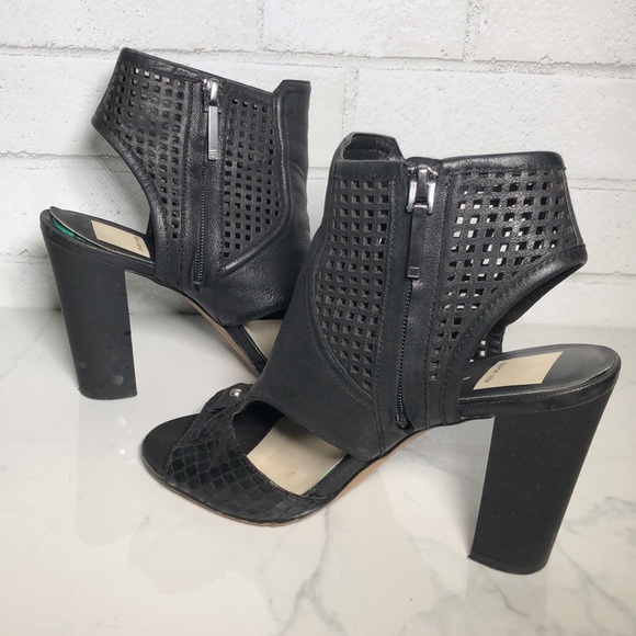 Dolce Vita “Nona” Perforated Leather Heels - Picture 9 of 10